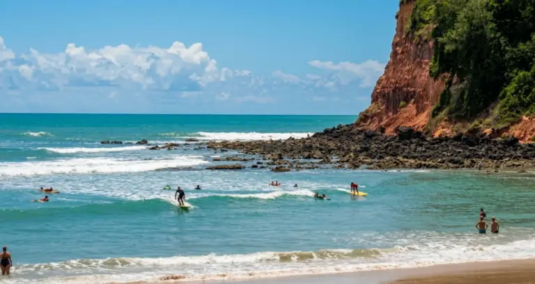surf en praia do madeiro