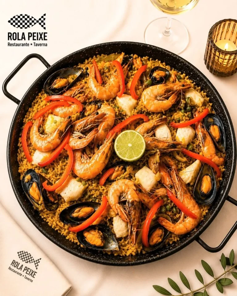 Paella, Rola peixe, Pipa, Brasil