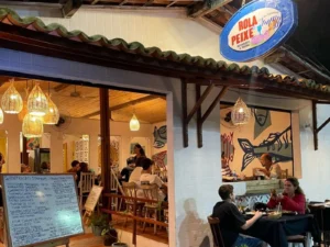Rola peixe, restaurant Pipa, Brasil