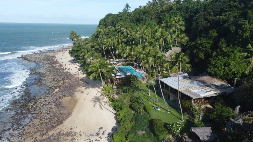 dron ponta do pirambu, Pipa, Brasil