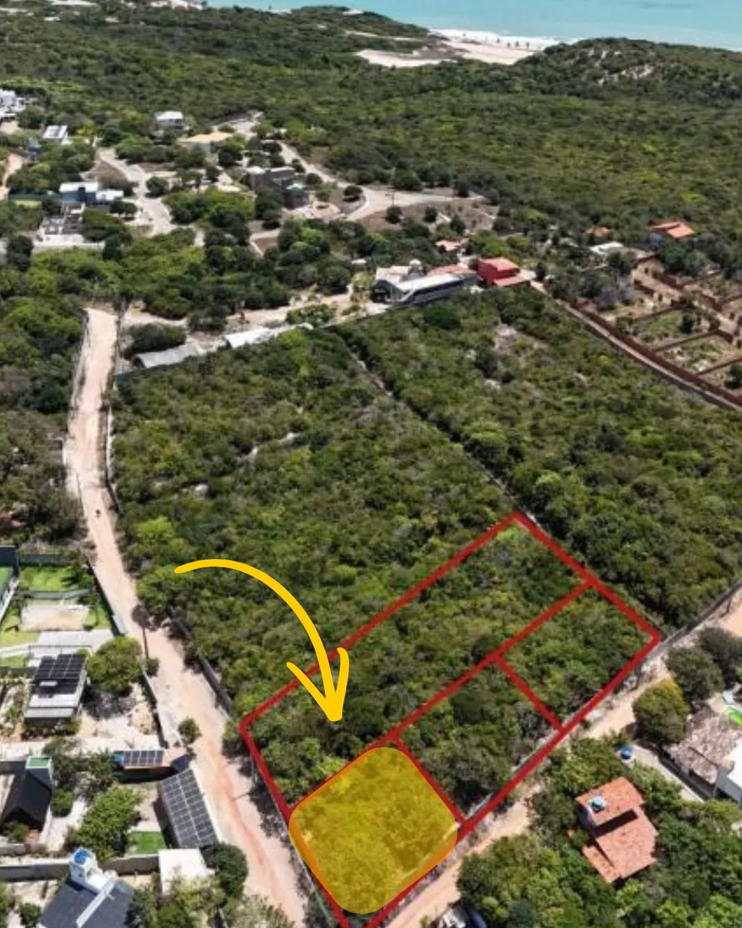 Terreno cerrado con muro en Praia de Pipa - foto 1